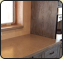 counter near stove