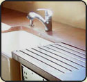 counter near stove